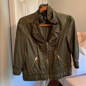 White House | Black Market Army Green 3/4 Sleeve